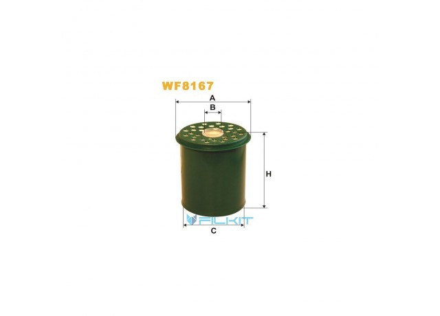 Фильтр  топливный  (вставка)  WF8167  [WIX]