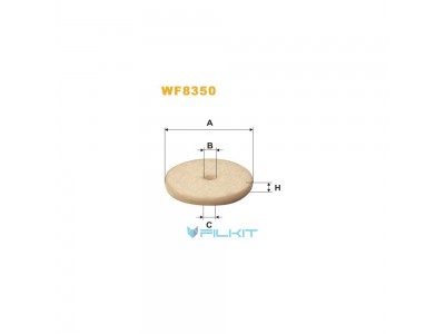Фильтр  топливный  (вставка)  WF8350  [WIX]