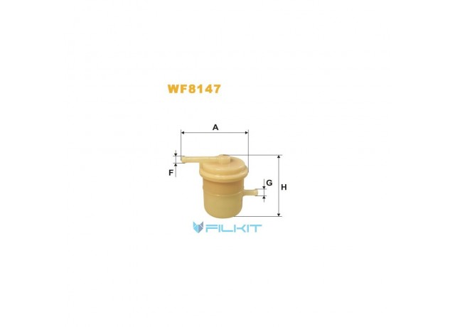 Фильтр  топливный  WF8147  [WIX]