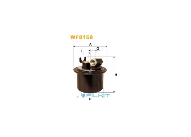 Фильтр  топливный  WF8158  [WIX]