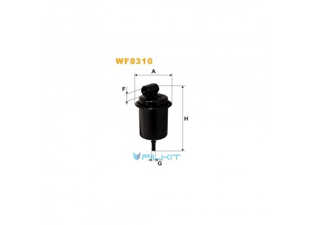 Фільтр  паливний  WF8310  [WIX]