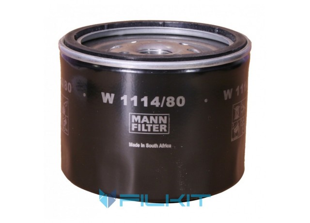 Фильтр  масляный  W1114/80  [MANN]