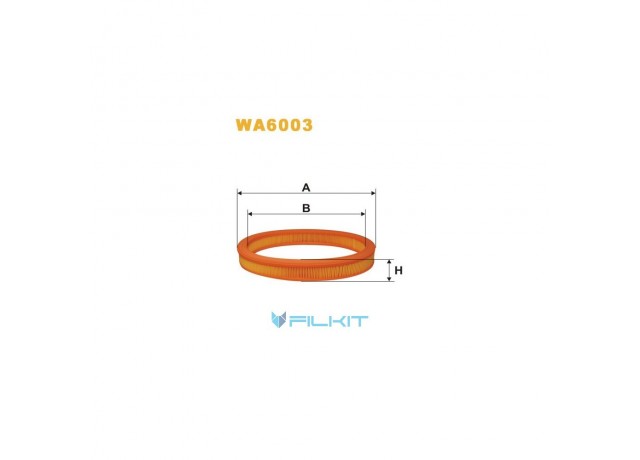 Фільтр  повітряний  WA6003  [WIX]