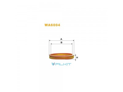 Фільтр  повітряний  WA6004  [WIX]