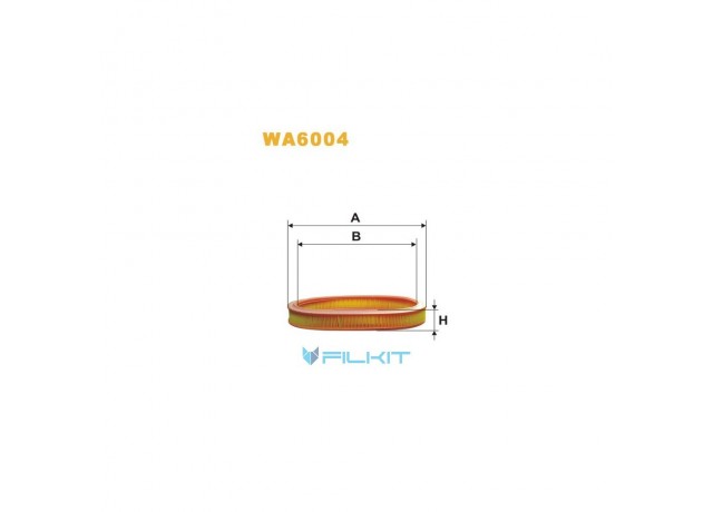 Фільтр  повітряний  WA6004  [WIX]