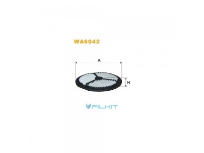 Фільтр  повітряний  WA6042  [WIX]