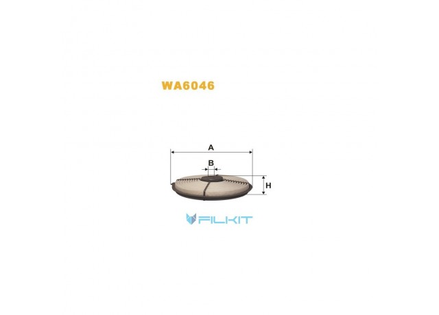 Фільтр  повітряний  WA6046  [WIX]
