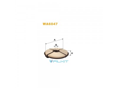 Фільтр  повітряний  WA6047  [WIX]