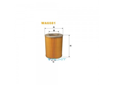 Фільтр  повітряний  WA6081  [WIX]