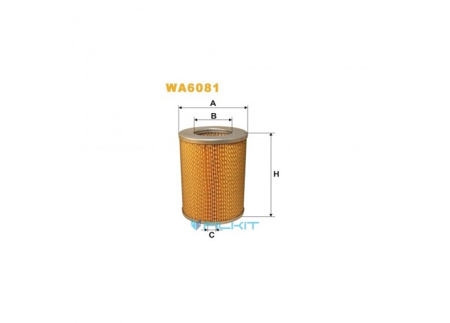 Фільтр  повітряний  WA6081  [WIX]