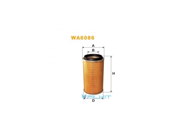 Фільтр  повітряний  WA6086  [WIX]