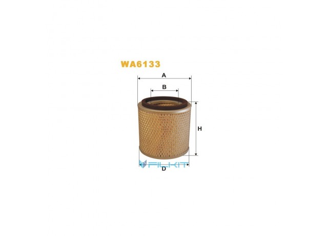 Фільтр  повітряний  WA6133  [WIX]