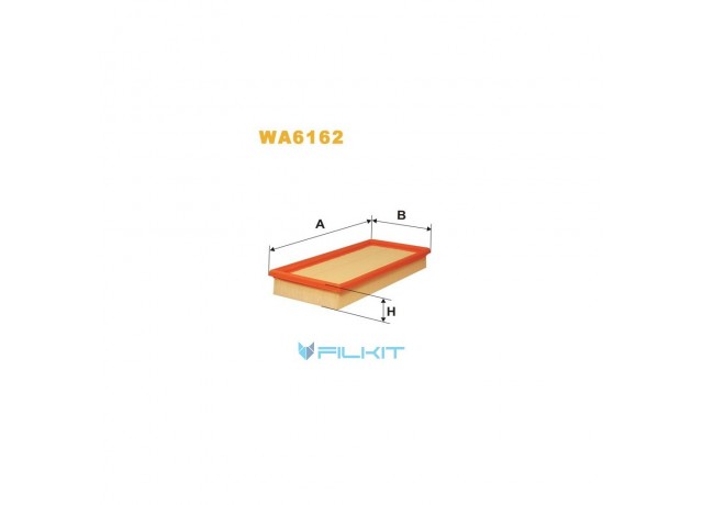 Фільтр  повітряний  WA6162  [WIX]