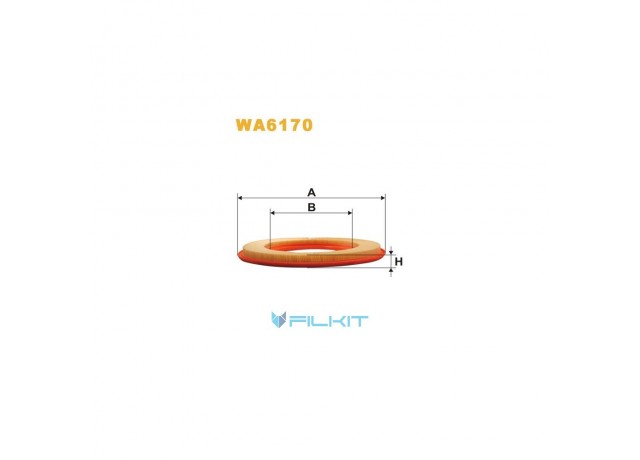 Фільтр  повітряний  WA6170  [WIX]