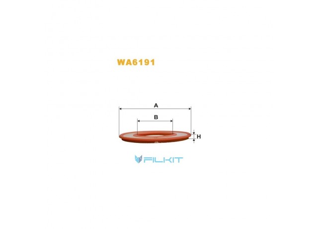 Фільтр  повітряний  WA6191  [WIX]