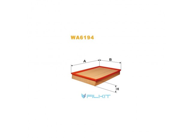 Фільтр  повітряний  WA6194  [WIX]