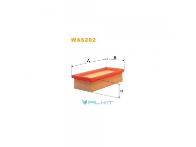 Фільтр  повітряний  WA6202  [WIX]