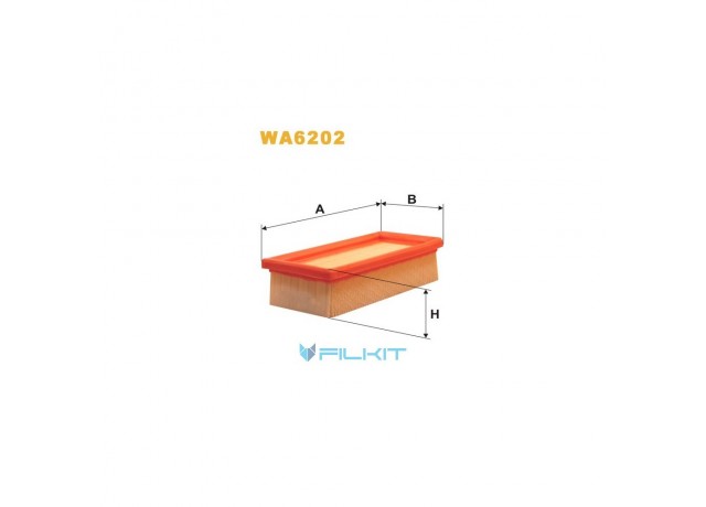 Фільтр  повітряний  WA6202  [WIX]