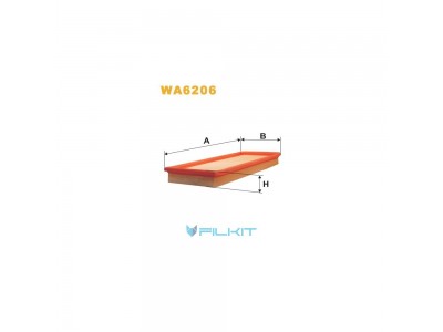 Фільтр  повітряний  WA6206  [WIX]