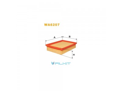 Фільтр  повітряний  WA6207  [WIX]