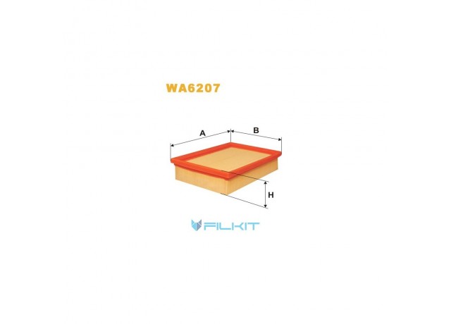 Фільтр  повітряний  WA6207  [WIX]