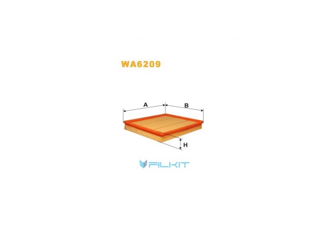Фільтр  повітряний  WA6209  [WIX]