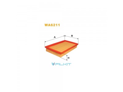 Фільтр  повітряний  WA6211  [WIX]