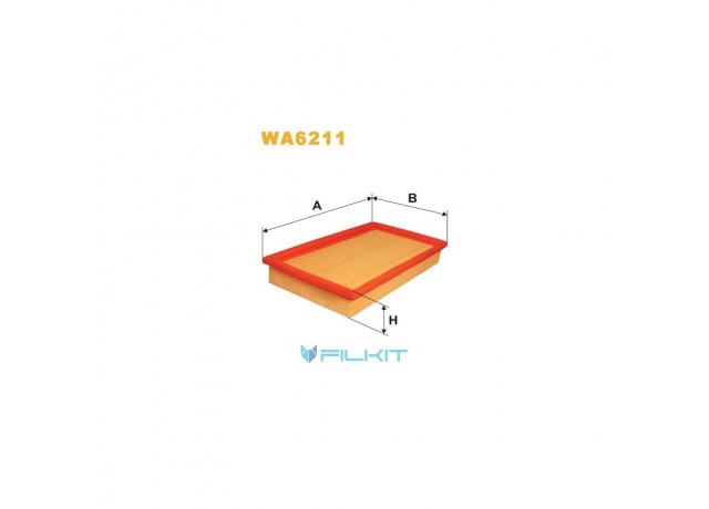 Фільтр  повітряний  WA6211  [WIX]