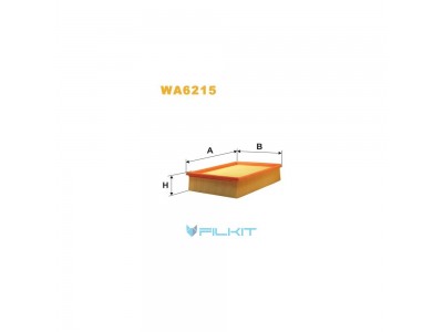 Фільтр  повітряний  WA6215  [WIX]