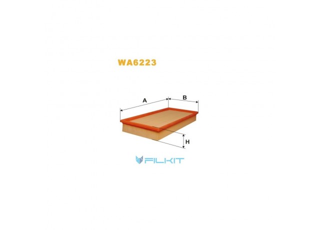 Фільтр  повітряний  WA6223  [WIX]