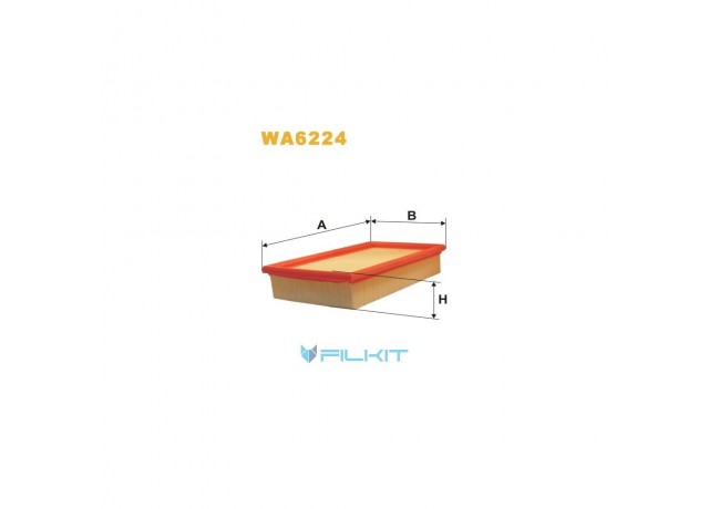 Фільтр  повітряний  WA6224  [WIX]