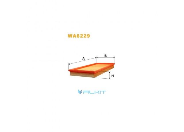 Фільтр  повітряний  WA6229  [WIX]