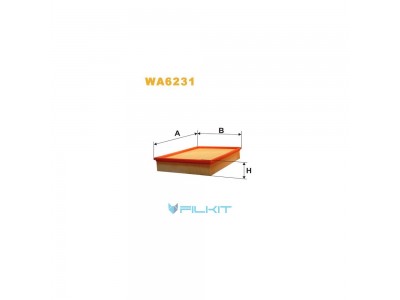 Фільтр  повітряний  WA6231  [WIX]