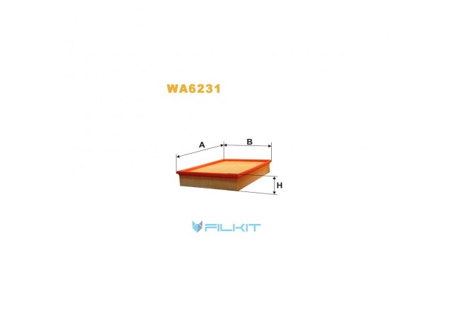 Фільтр  повітряний  WA6231  [WIX]