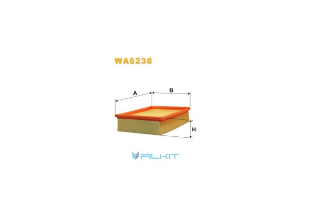 Фільтр  повітряний  WA6238  [WIX]