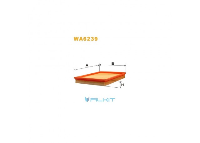 Фільтр  повітряний  WA6239  [WIX]