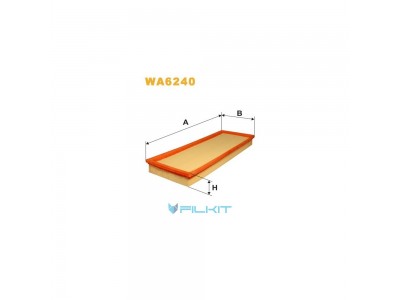 Фільтр  повітряний  WA6240  [WIX]