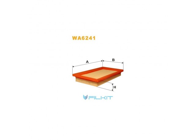 Фільтр  повітряний  WA6241  [WIX]