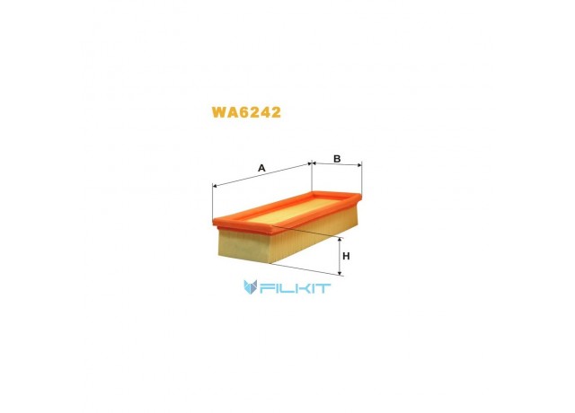 Фільтр  повітряний  WA6242  [WIX]