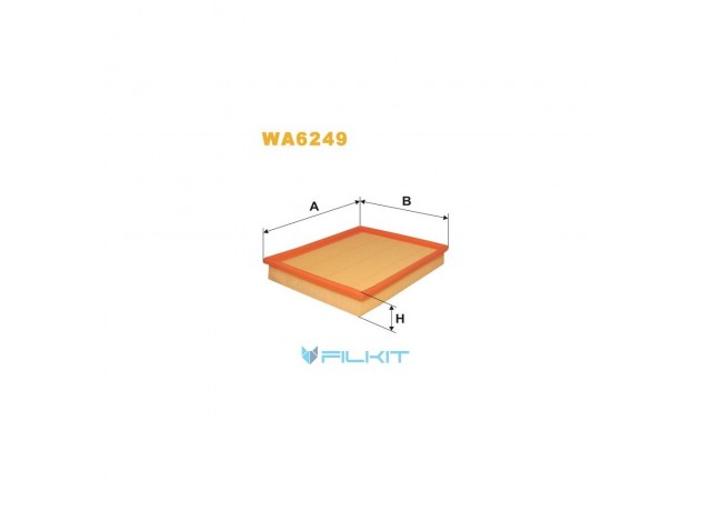 Фільтр  повітряний  WA6249  [WIX]