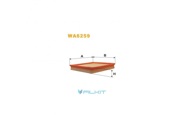 Фільтр  повітряний  WA6259  [WIX]