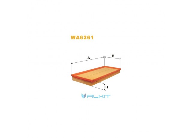 Фільтр  повітряний  WA6261  [WIX]