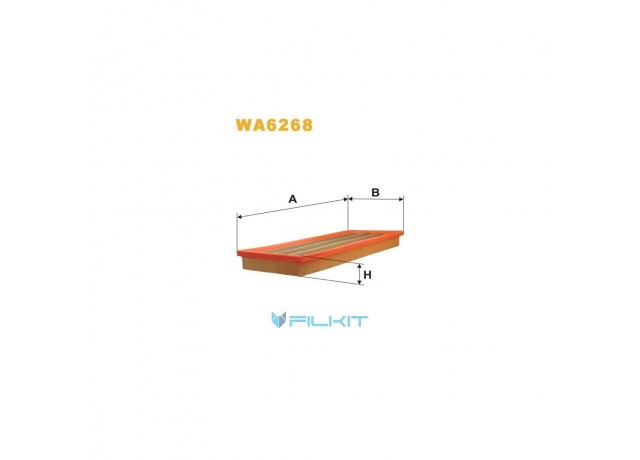 Фільтр  повітряний  WA6268  [WIX]