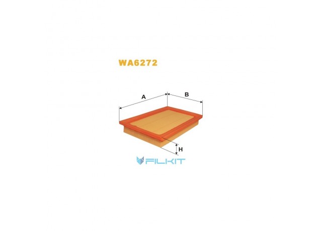 Фільтр  повітряний  WA6272  [WIX]