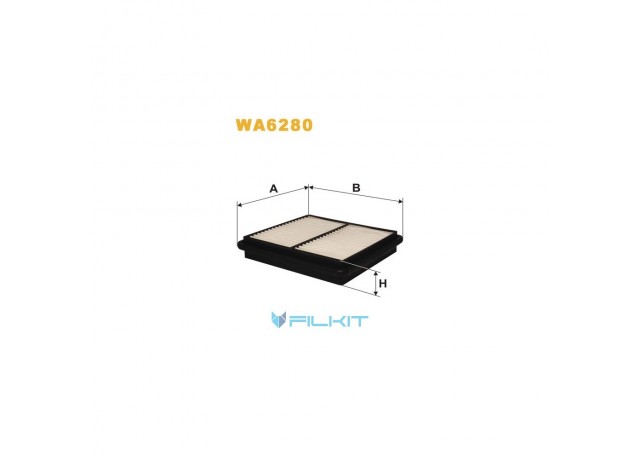 Фільтр  повітряний  WA6280  [WIX]