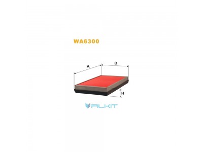Фільтр  повітряний  WA6300  [WIX]