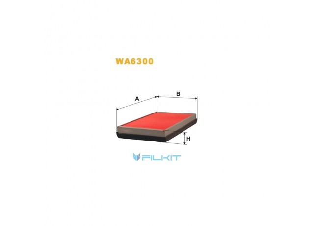 Фільтр  повітряний  WA6300  [WIX]