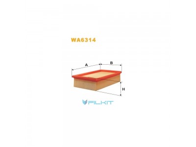 Фільтр  повітряний  WA6314  [WIX]