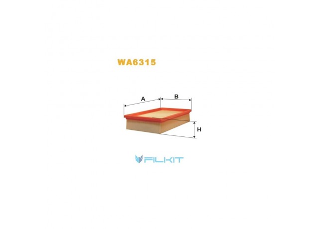 Фільтр  повітряний  WA6315  [WIX]
