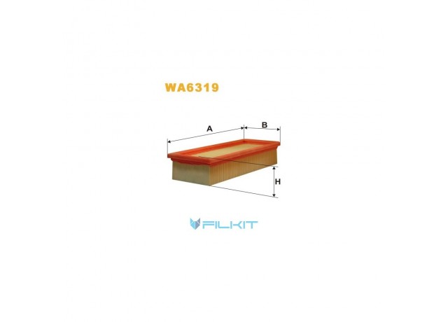 Фільтр  повітряний  WA6319  [WIX]